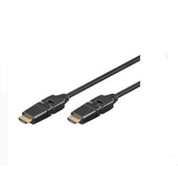 Microconnect HDMI 1.4 kabel, 360° draaibaar, 2m