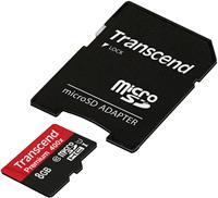 Transcend Premium microSDHC-Karte 8GB Class 10, UHS-I inkl. SD-Adapter
