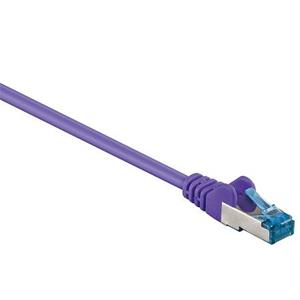 Goobay S-FTP CAT 6A - 0.25 meter - Paars - 