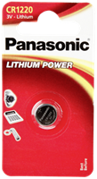 CR1220 Lithium Power Knopfzelle CR1220EL/1B - Panasonic