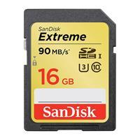 SanDisk SDHC Extreme 16GB 90MB/s Class 10