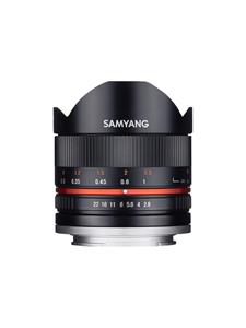 Samyang MF 2,8/8 Fish-Eye II APS-C Objektiv für Sony E-Mount