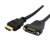 StarTech.com HDMI Panel mount kabel (F/M) 0.