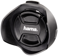 Hama 00093677 Gegenlichtblende mit Objektivdeckel