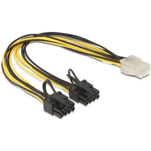 Delock 8-Polig PCI express - 0.3 meter - 