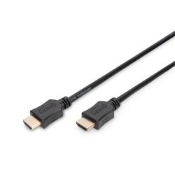 Digitus HDMI Anschlusskabel [1x HDMI-Stecker - 1x HDMI-Stecker] 5.00m Schwarz