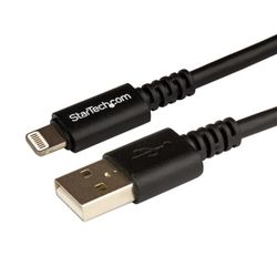 StarTech.com 10 ft Black 8-pin Lightning to