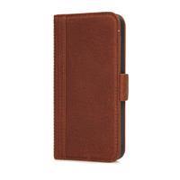 Decoded iPhone 5/5S/SE Leather Wallet Case met magneetsluiting Brown
