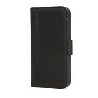Decoded iPhone 5/5S/SE Leather Wallet Case met magneetsluiting Black
