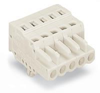 WAGO Buchsengehäuse-Kabel 721 Polzahl Gesamt 20 Rastermaß: 5mm 721-120/008-000 10St.
