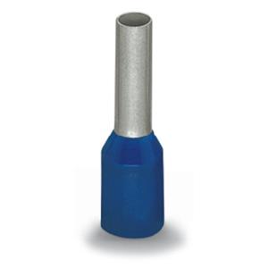 Wago 216-206 Adereindhulzen 2.5 mm² 10 mm Deels geïsoleerd Blauw 1000 stuks