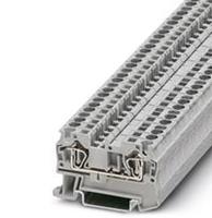 phoenixcontact ST 4 GN Durchgangsklemme Polzahl: 2 0.08mm² 4mm² Grün 50St.