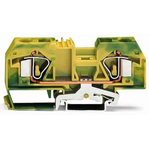 WAGO 283-908 Aardekabelklem 12 mm Veerklem Wit 20 stuk(s)
