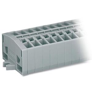 WAGO 264-102 Klemstrook 6 mm Spanveer Toewijzing: L Grijs 100 stuk(s)