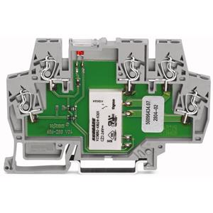 WAGO 859-304 Relaisklemme Nennspannung: 24 V/DC Schaltstrom (max.): 5A 1 Wechsler 25St.