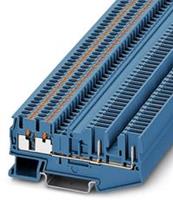 phoenixcontact PT 2,5-QUATTRO/2P BU Durchgangsreihenklemme Polzahl: 4 0.14mm² 2.5mm² Blau