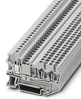 phoenixcontact STU 2,5-TWIN Durchgangsreihenklemme Polzahl: 3 0.08mm² 2.5mm² Grau 50St.