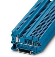 phoenixcontact STU 2,5-TWIN BU Durchgangsreihenklemme Polzahl: 3 0.08mm² 2.5mm² Blau 50St
