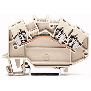 WAGO 780-993 Doorgangsklem 5 mm Spanveer Toewijzing: L Grijs 50 stuk(s)
