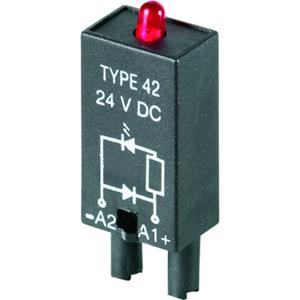 Weidmüllerlerlerlerlerlerlerlerlerlerlerlerlerlerlerlerlerlerlerlerlerler Steekmodule Met LED RIM 3 24/60VUC Lichtkleur: Rood 10 stuk(s)