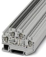 phoenixcontact STTB 1,5-PV Durchgangsreihenklemme Polzahl: 4 0.08mm² 1.5mm² Grau 50St.
