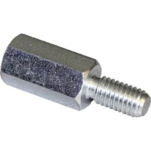 pbfastener PB Fastener S47040X30 Abstandsbolzen (L) 30mm M4 x 9 M4 x 8 Stahl verzinkt 10St. S59678