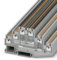 phoenixcontact PT 1,5/S-3PV Mehrstockklemme Polzahl: 6 0.14mm² 1.5mm² Grau 50St.