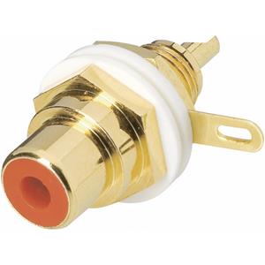 BKL Electronic - 0101144-C Cinch-connector Bus, inbouw verticaal Aantal polen: 2 Rood 1 stuks