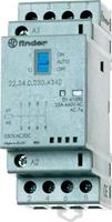 Finder 22.34.0.230.1320 Contactor 4x NO 230 V/DC, 230 V/AC 25 A 1 stuk(s)