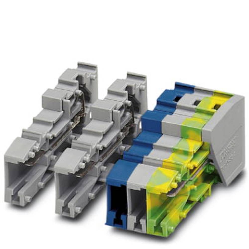 phoenixcontact SC 4/ 1-L GNYE Kupplung Polzahl: 2 0.08mm² 4mm² Grün, Gelb 50St.