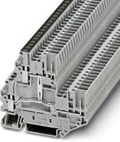 phoenixcontact UTTB 2,5/2P-PV Doppelstockklemme Polzahl: 4 0.14mm² 4mm² Grau 50St.