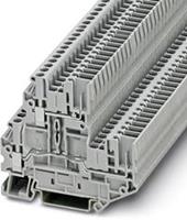 phoenixcontact UTTB 2,5/2P Doppelstockklemme Polzahl: 4 0.14mm² 4mm² Grau 50St.