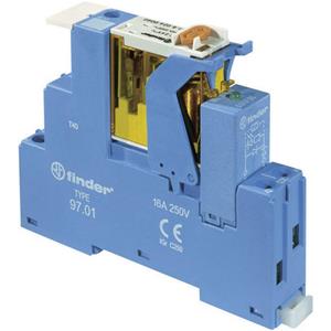 Finder 4C.01.8.024.0060 Relaismodule Nominale spanning: 24 V/AC Schakelstroom (max.): 16 A 1x wisselcontact 1 stuk(s)