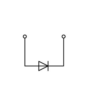 WAGO 769-218/281-410 Diodeklem 5 mm Spanveer Grijs 50 stuk(s)