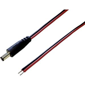 BKL Electronic Laagspannings-aansluitkabel Laagspanningsstekker - Open kabeleinde 5.5 mm 2.5 mm 2.00 m 1 stuk(s)