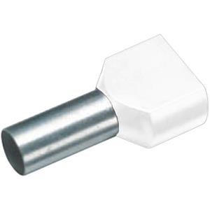 Vogt AG Verbindungstechnik 470108D Dubbele adereindhulzen 0.50 mm² Deels geïsoleerd Wit 100 stuk(s)
