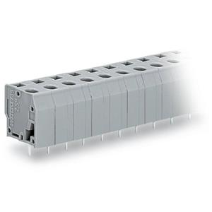 WAGO 739-208 Veerkrachtklemblok 2.50 mm² Aantal polen 8 Grijs 80 stuk(s)