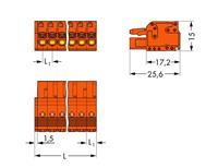 Wago Buchsengehäuse-Kabel 2231 Polzahl Gesamt 12 Rastermaß: 5.08mm 25St.