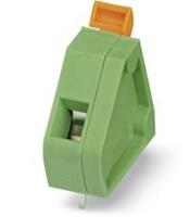 phoenixcontact ZFKDSA 1,5-W-7,62 Federkraftklemmblock 1.50mm² Polzahl 1 Grün 250St.