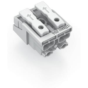 WAGO 294-5002 Netaansluitingsklem Flexibel: - Massief: 0.5-1.5 mm² Aantal polen: 2 1000 stuk(s) Wit