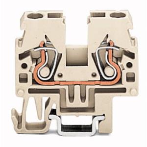 WAGO 870-919 Doorgangsklem 5 mm Veerklem Toewijzing: L Grijs 100 stuk(s)