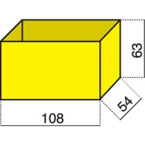 Hünersdorff Assortimentskoffer-inzet (l x b x h) 108 x 54 x 63 mm Aantal vakken: 1 Inhoud 1 stuk(s)