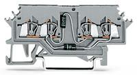 Wago Diodenklemme 4mm Zugfeder Belegung: L Grau 100St.