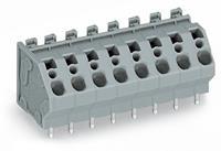 WAGO 745-162 Veerkrachtklemblok 4.00 mm² Aantal polen 12 Grijs 30 stuk(s)