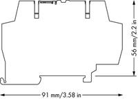 WAGO 859-398 Relaisklemme Nennspannung: 24 V/DC 1St.