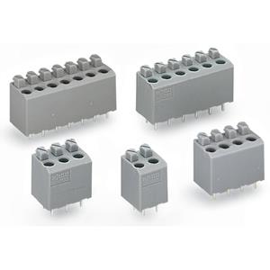 WAGO 735-307 Veerkrachtklemblok Aantal polen 7 Grijs 140 stuk(s)