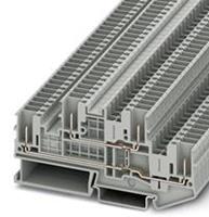 phoenixcontact STTB 2,5/4P Doppelstockklemme Polzahl: 4 0.08mm² 2.5mm² Grau 50St.