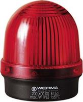 WERMA Signalleuchte 200.100.00 Rot Dauerlicht 12 V/AC, 12 V/DC, 24 V/AC, 24 V/DC, 48 V S63756