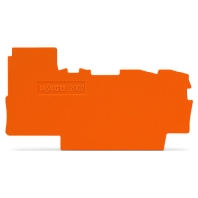 Wago 2002-7292 (25 Stück) - End plate and intermediate plate for 2.5/4qmm orange 2-wire, 2002-7292 - Promotional item