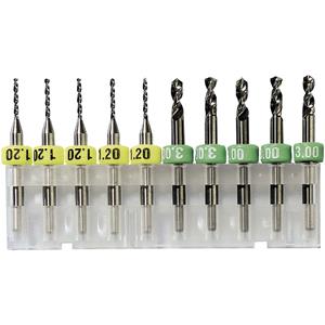 Bungard 81007 Printplaatboorset Inhoud: 10 stuk(s)
